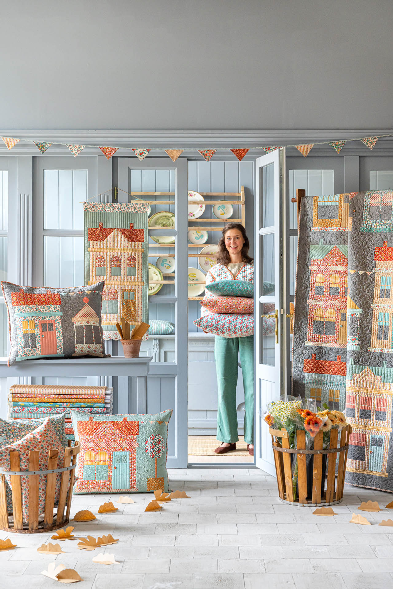 Tilda  Fat Quarter Village Life - 5