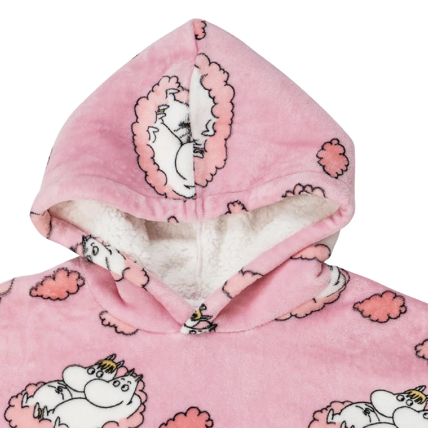 Moomin Adult Giant Hoodie - Nap Time Pink - 3