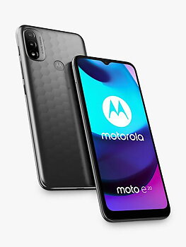 Motorola Moto E20 32GB Dual Sim - 1 År Garanti Begagnad - Grå