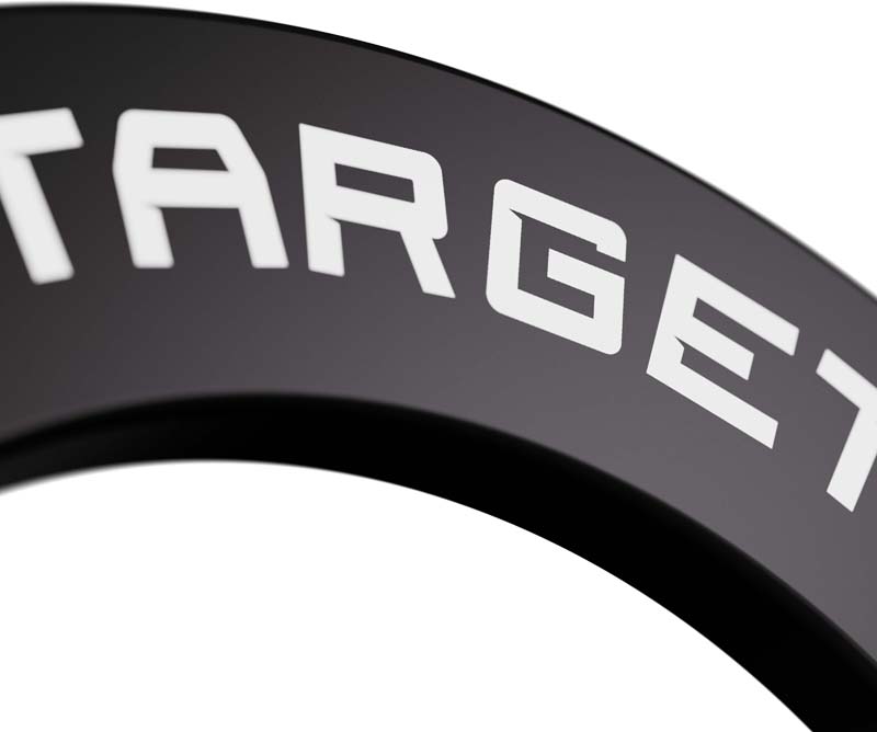 Target Väggskydd Svart med utskärningar - 3