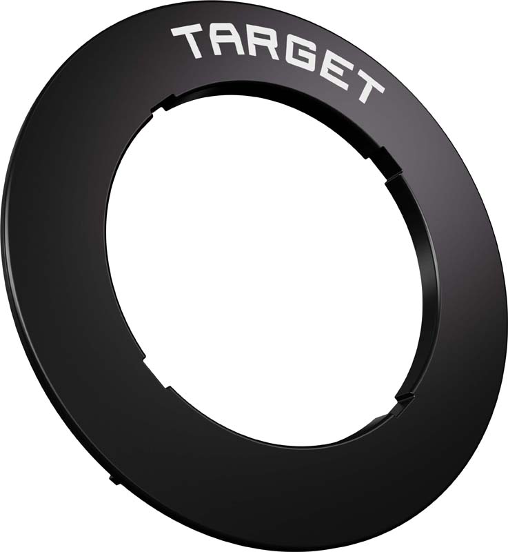 Target Väggskydd Svart med utskärningar - 2