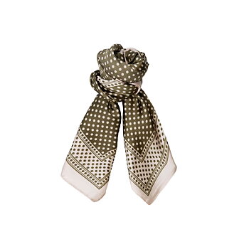 Paula satin scarf - kaki