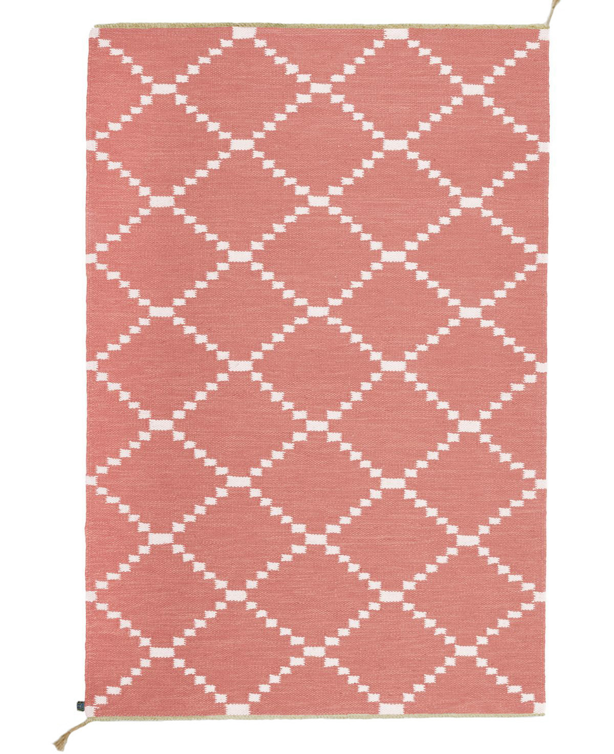 Helbild på Röllakan Östanå Rosa handvävd ullmatta från Axeco