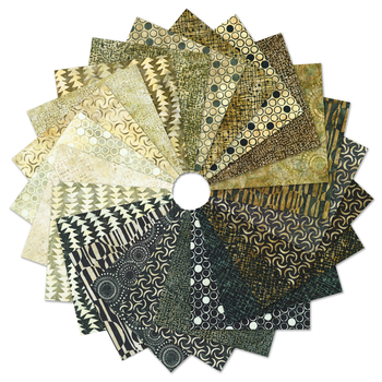 Concerto Charm Squares 5" Batik