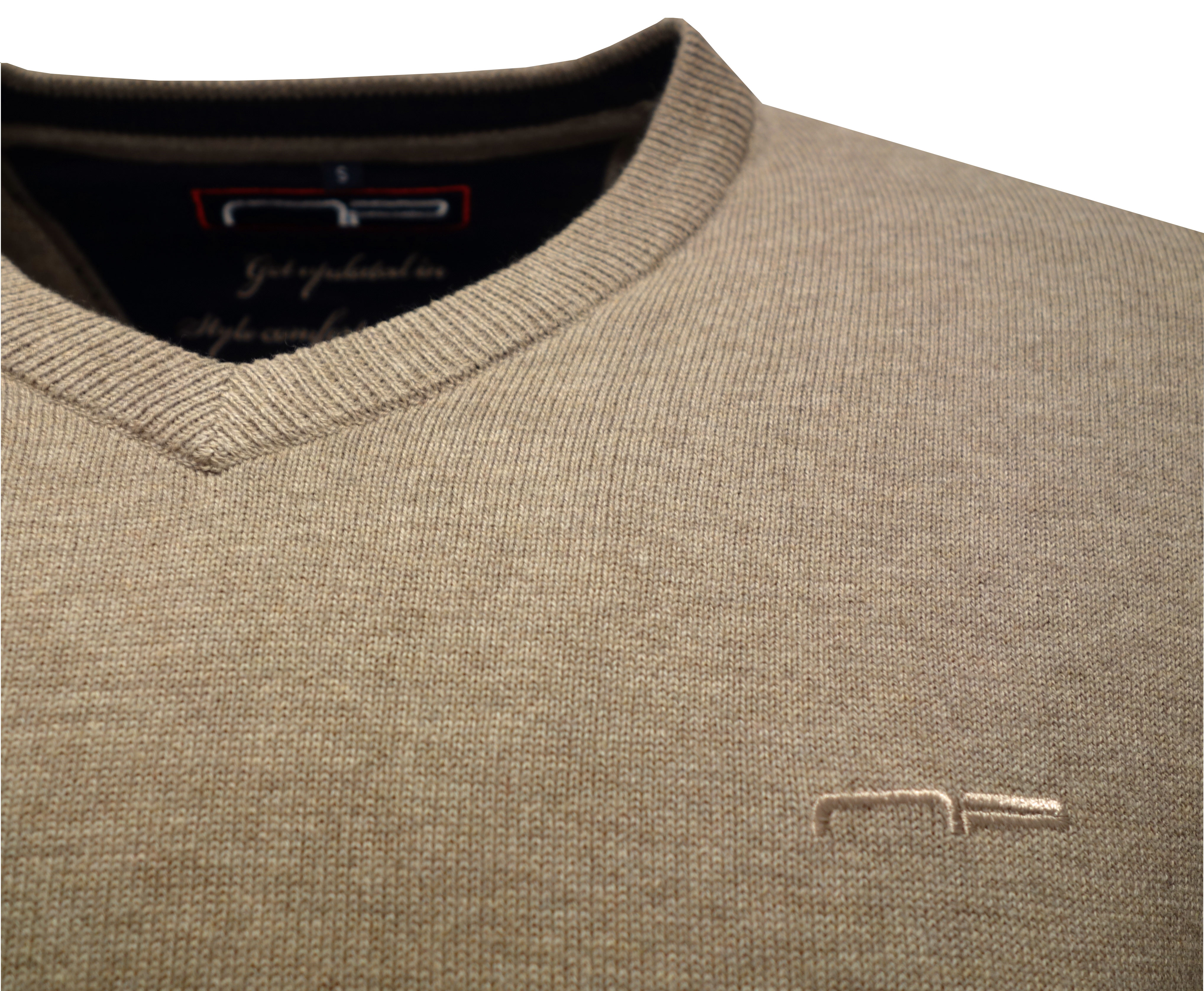 V-hals pullover  beige. säljes endast online! - 2
