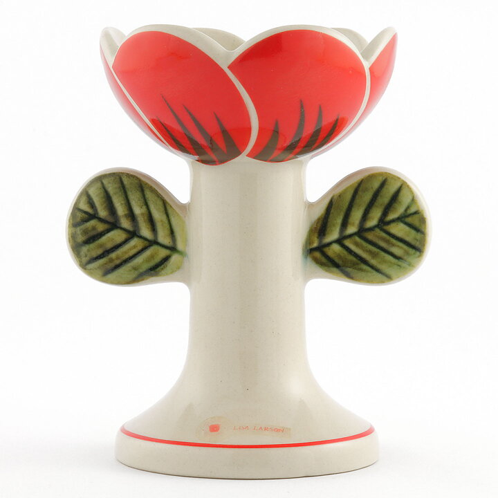 Lisa Larson (1982) Wonderful Tulip Candleholder 12 cm (2)
