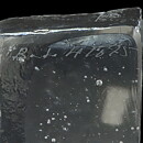 Erik Höglund (1960) Rough-Hewn Clear Glass Figure 11 cm (2)
