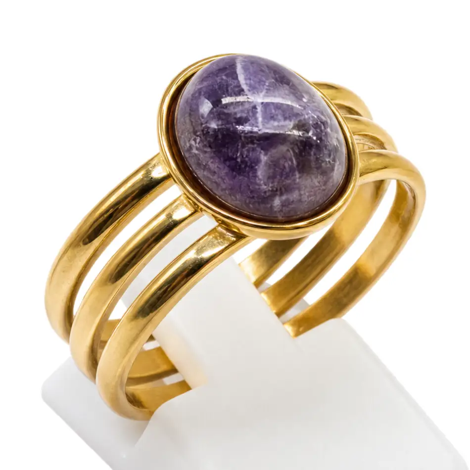 Ring med kristall - 2
