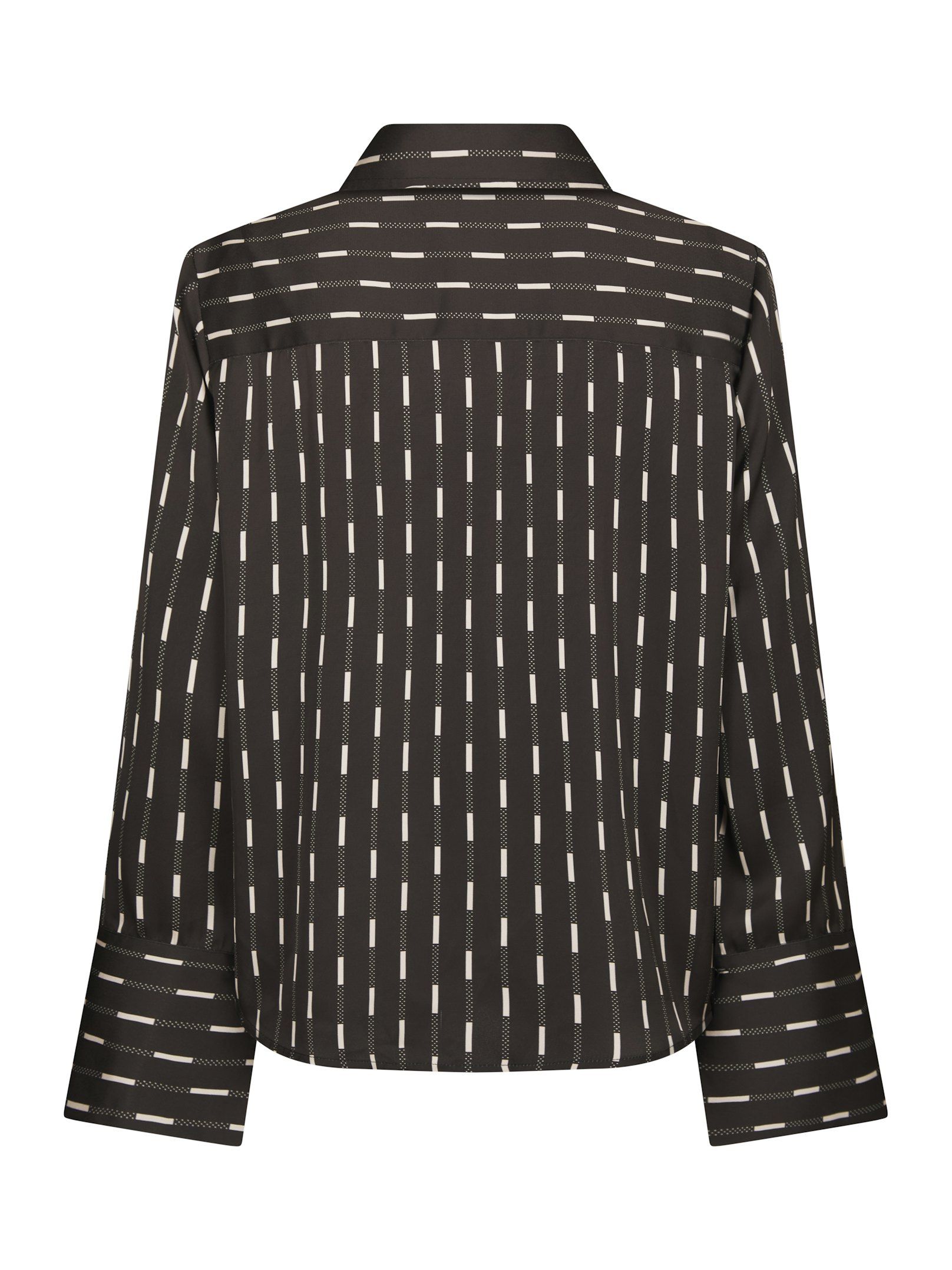 Neo Noir  - Mistan Print Shirt Dark Brown - 8