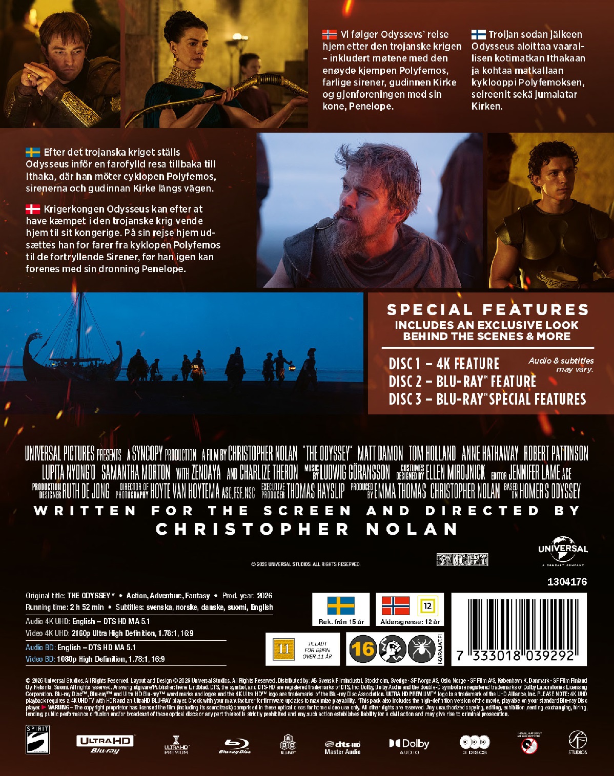 The Odyssey (Limited Edition Steelbook) (4K Ultra HD + Blu-ray) - 2