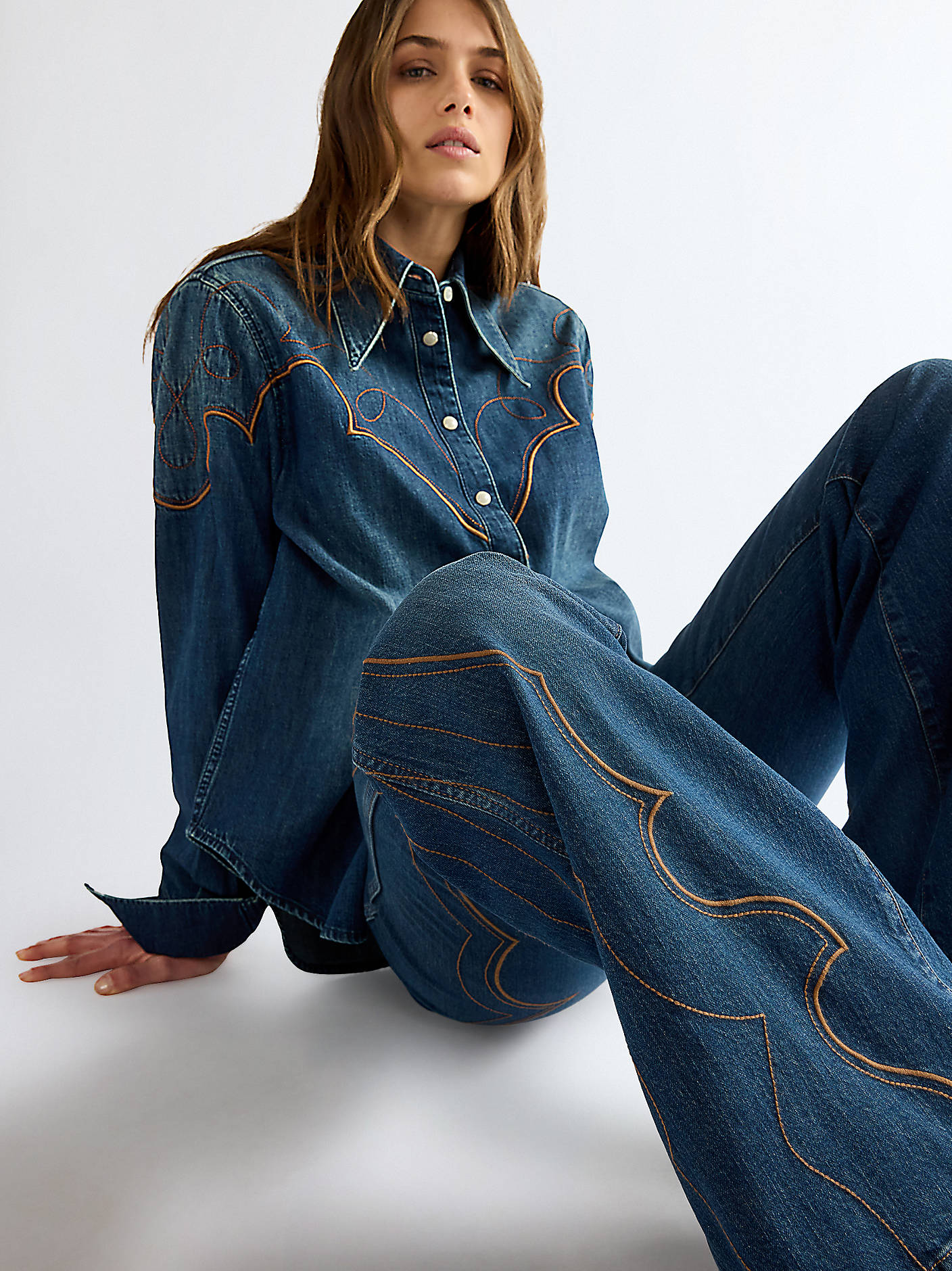 70S WESTERN FLARE JEAN - 6