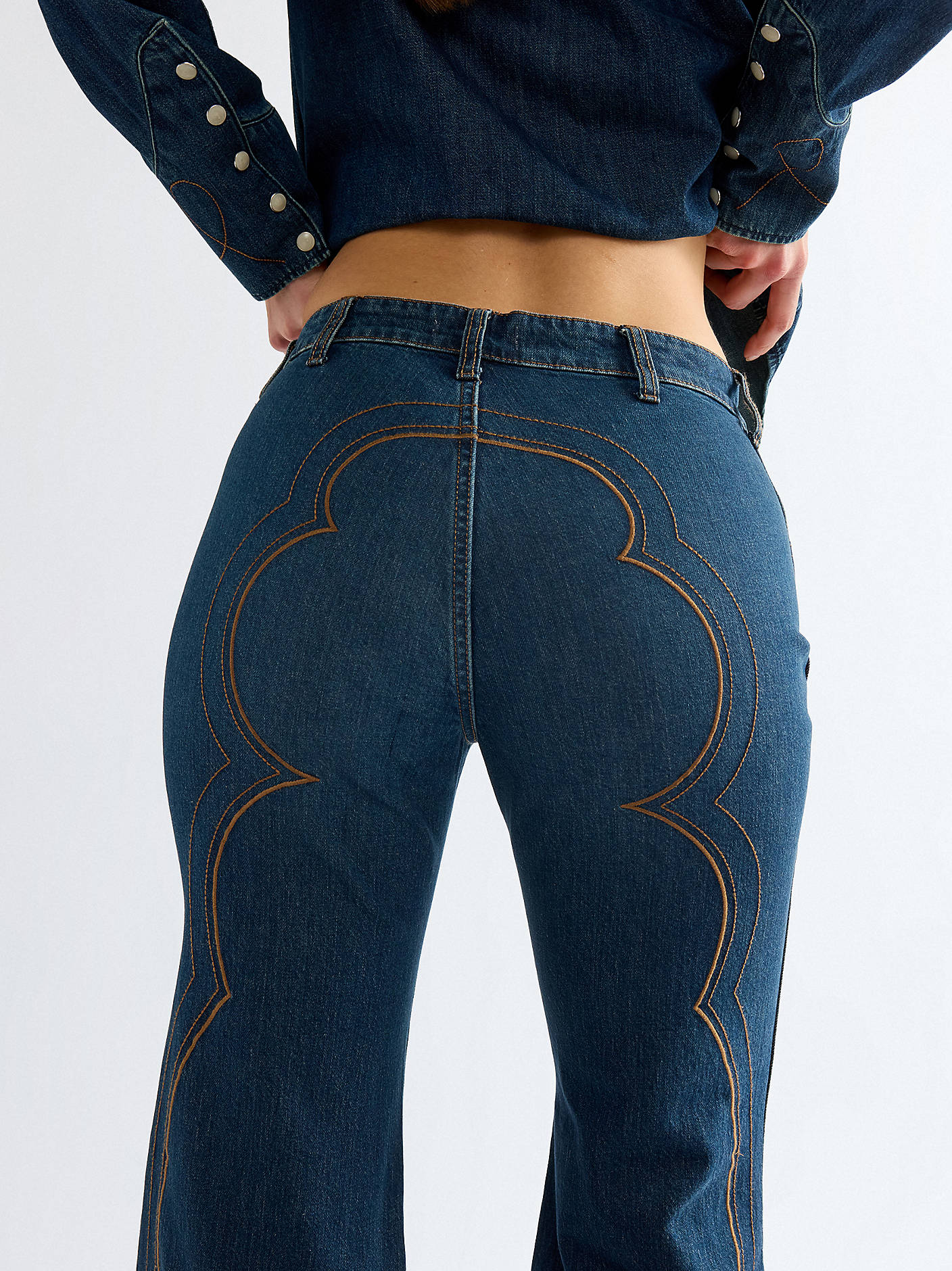 70S WESTERN FLARE JEAN - 5