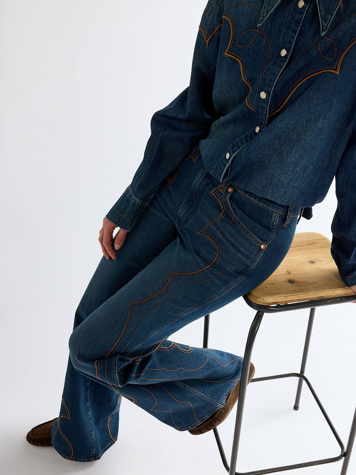 70S WESTERN FLARE JEAN - 4
