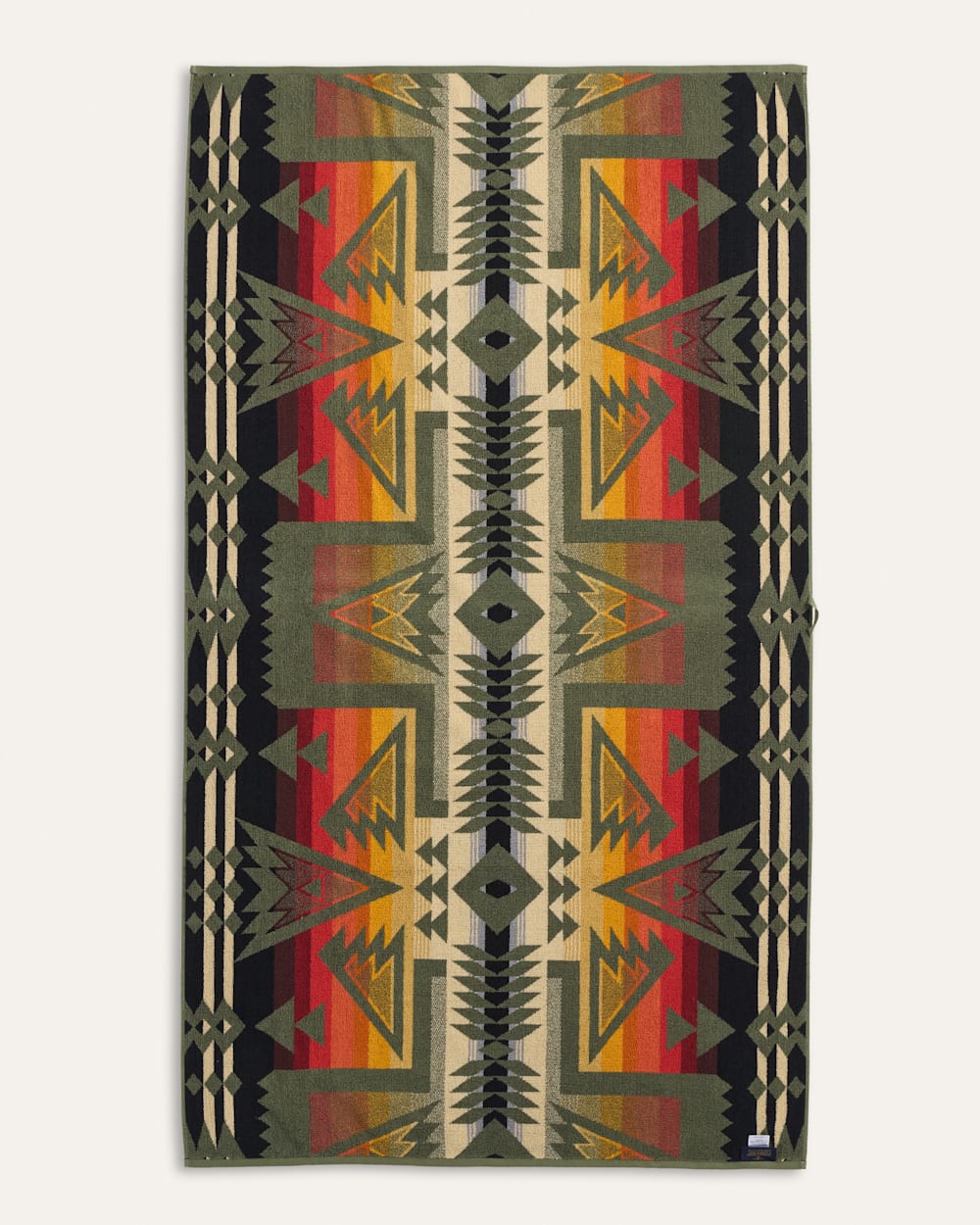 Pendleton Chief Joseph oversized spa Towel - Harding oxford - 2