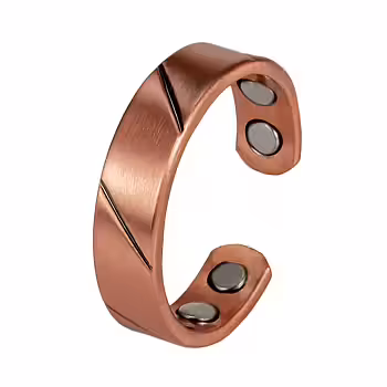 Ring i Antik Koppar med Magneter