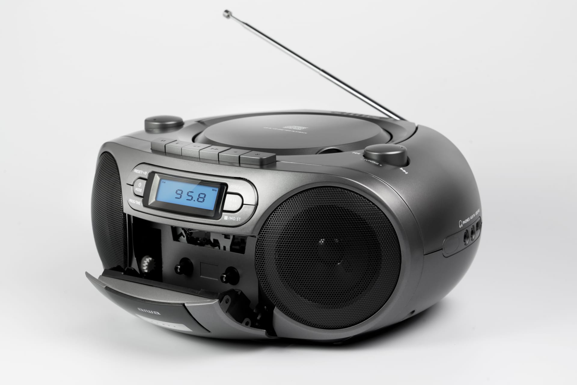 Aiwa Portabel Boombox silver - 2