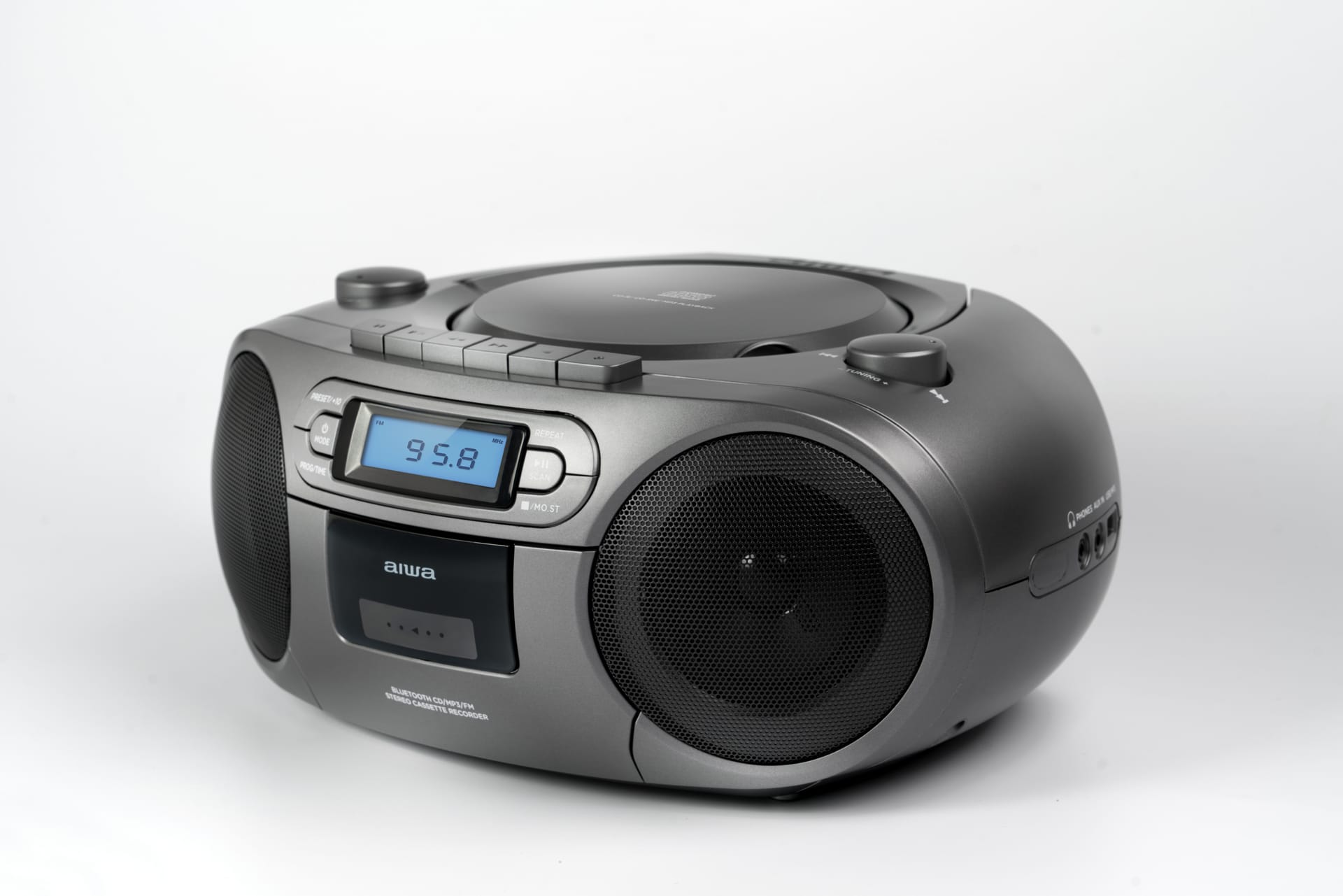 Aiwa Portabel Boombox silver