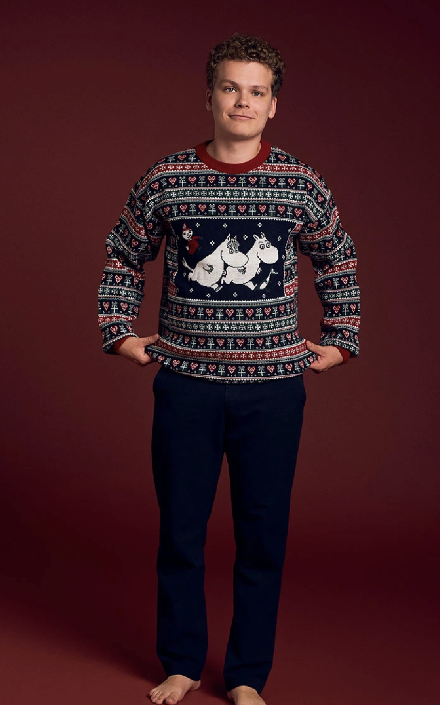 Moomin Knitted Christmas Sweater - Adult Size - 6