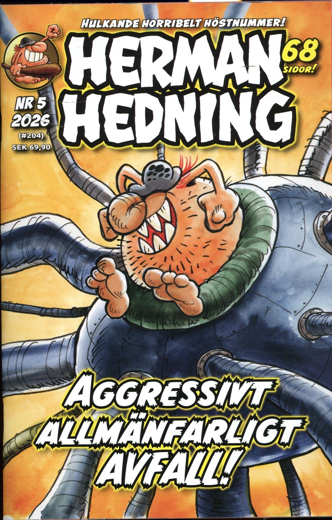 Herman Hedning nr 5 2026, Hulkande horribelt höstnummer!