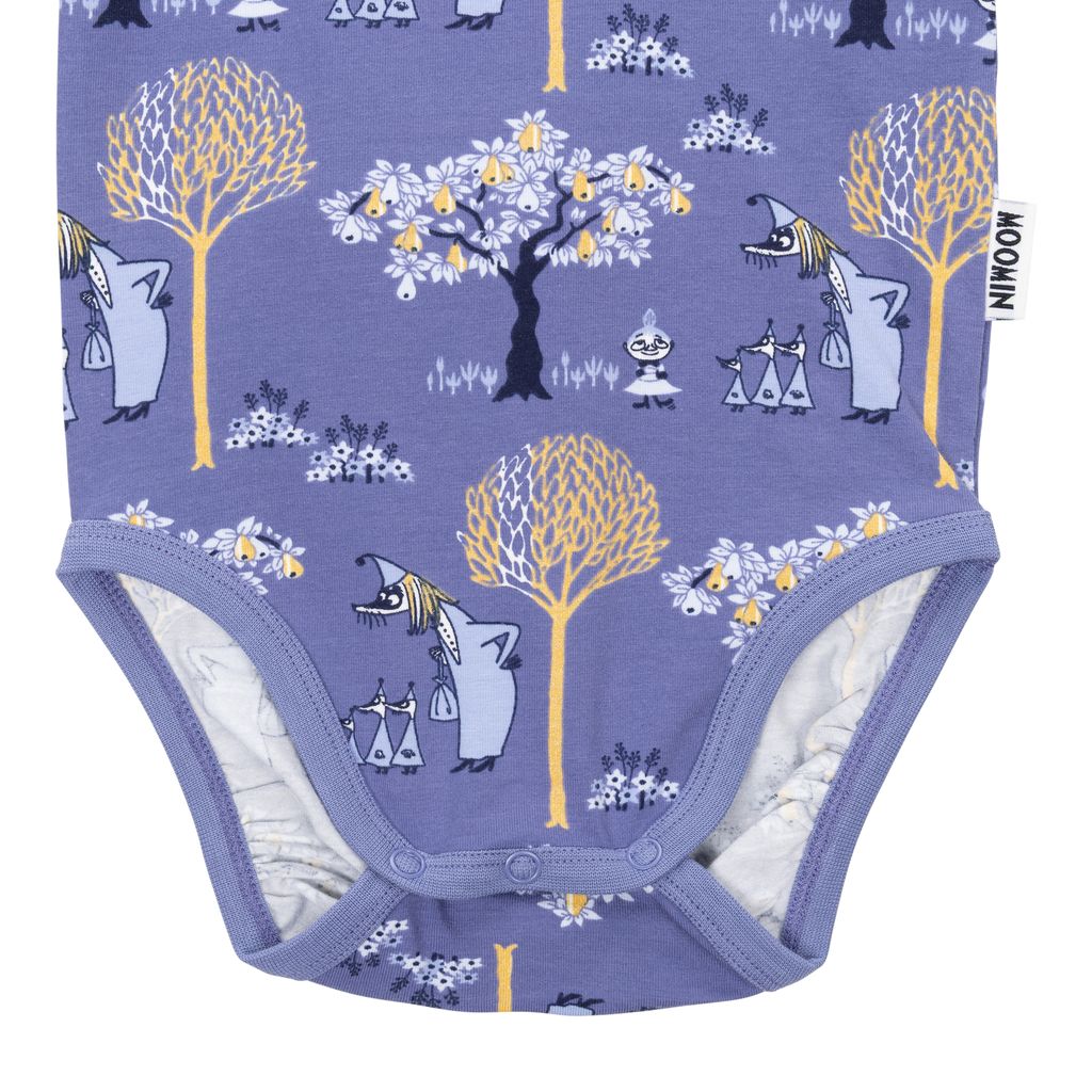 Moomin Baby Bodysuit - Filifjonkan Blue - 4