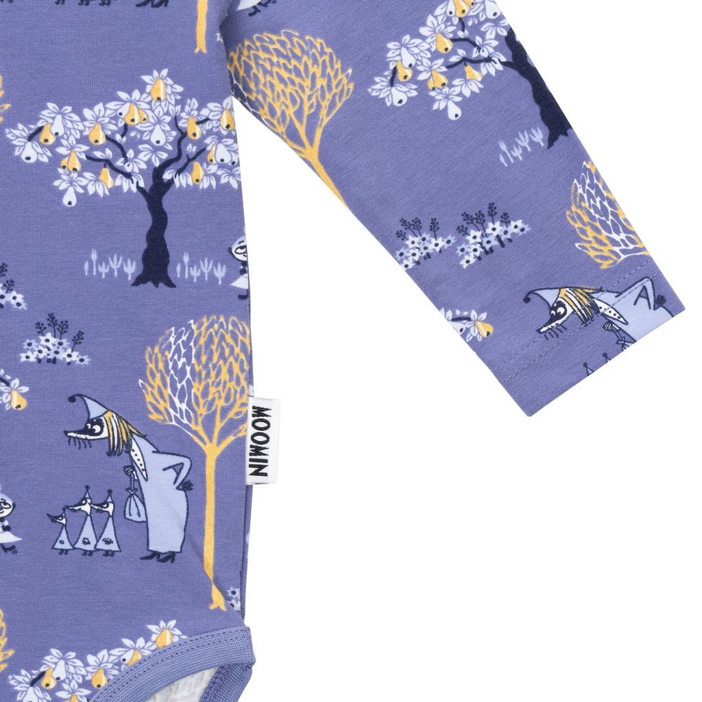 Moomin Baby Bodysuit - Filifjonkan Blue - 3