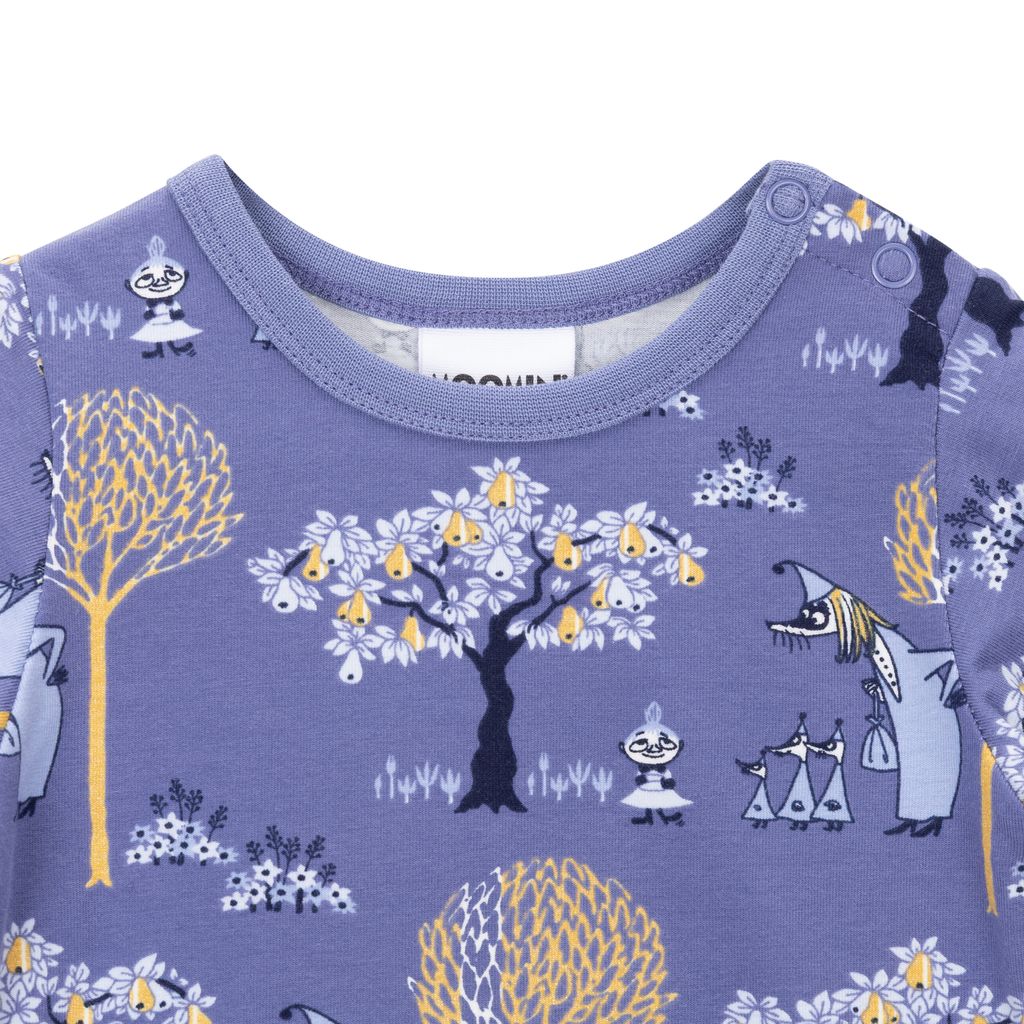 Moomin Baby Bodysuit - Filifjonkan Blue - 2