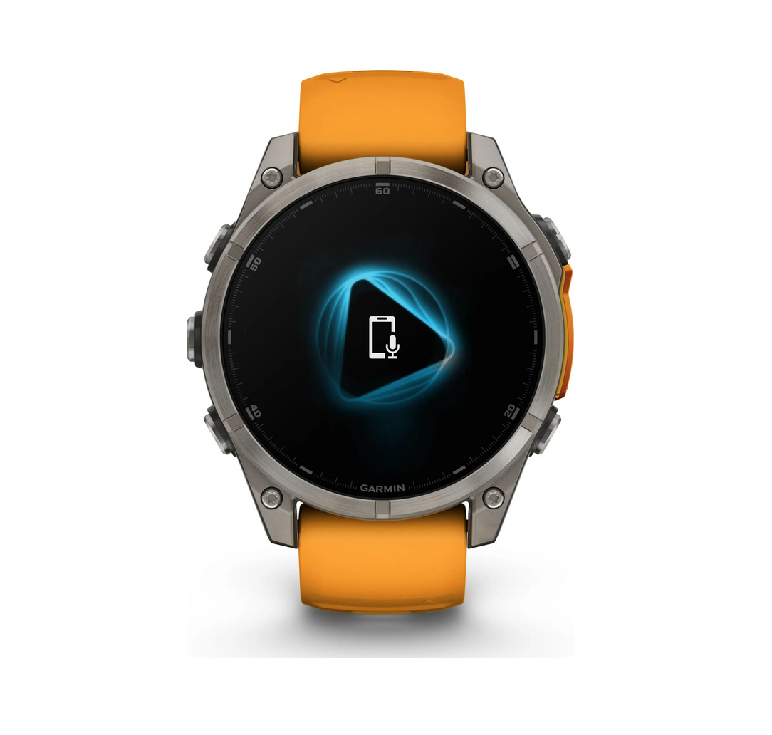 Garmin fēnix® 8 PRO –47 mm, AMOLED  Sapphire,  Spark Orange/Graphite Silicone Strap - 5