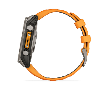 Garmin fēnix® 8 PRO –47 mm, AMOLED  Sapphire,  Spark Orange/Graphite Silicone Strap