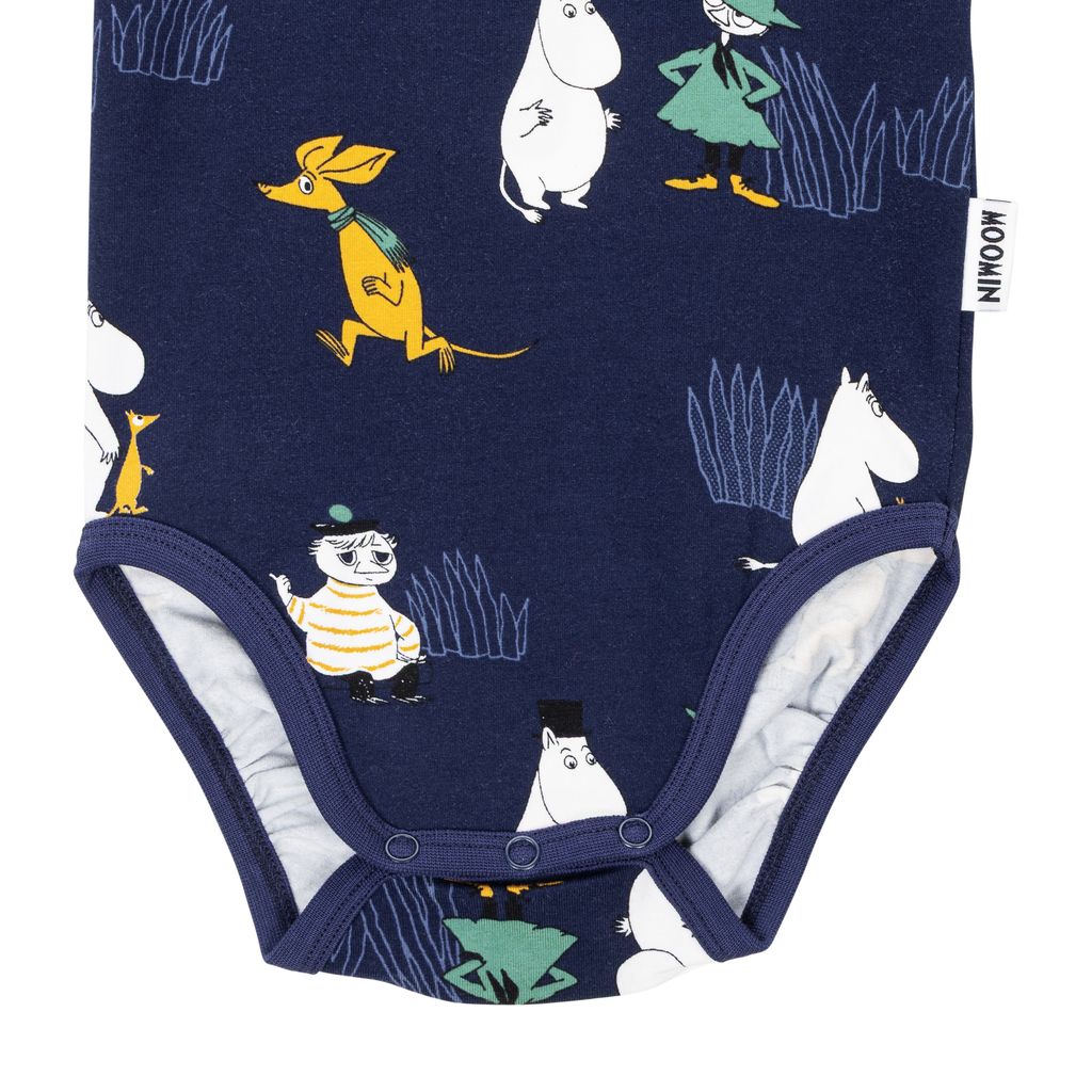 Moomin Baby Bodysuit - Frost Blue - 2