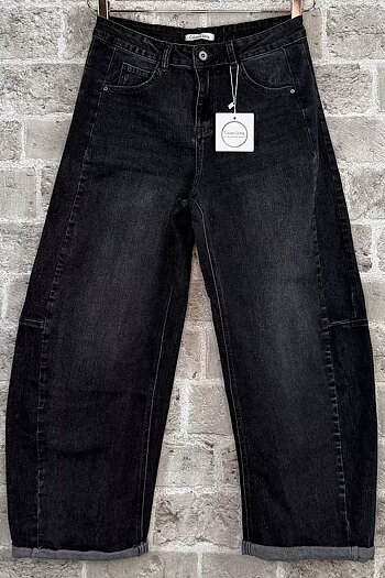 Cabana Living - Mowita Barrel Jeans Dark Denim