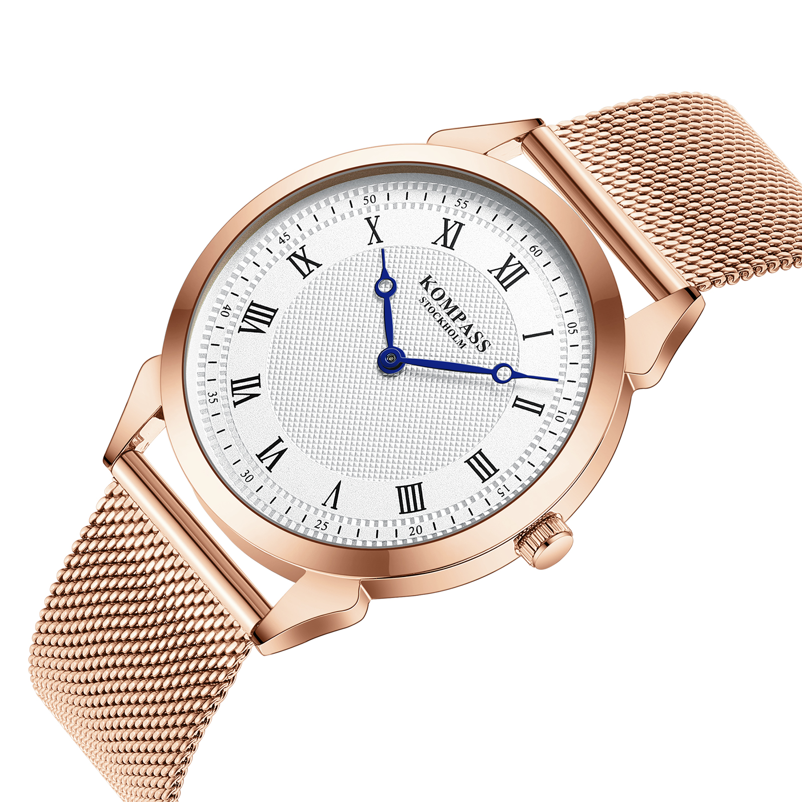 Kompass Élysée Silver Rose Gold Mesh - 3