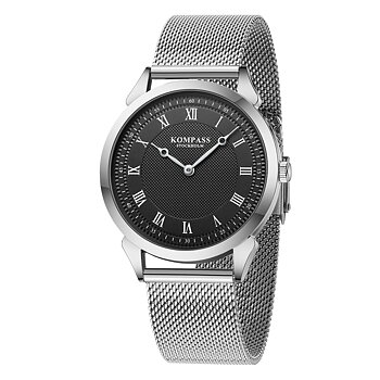 Kompass Élysée Black Silver Mesh