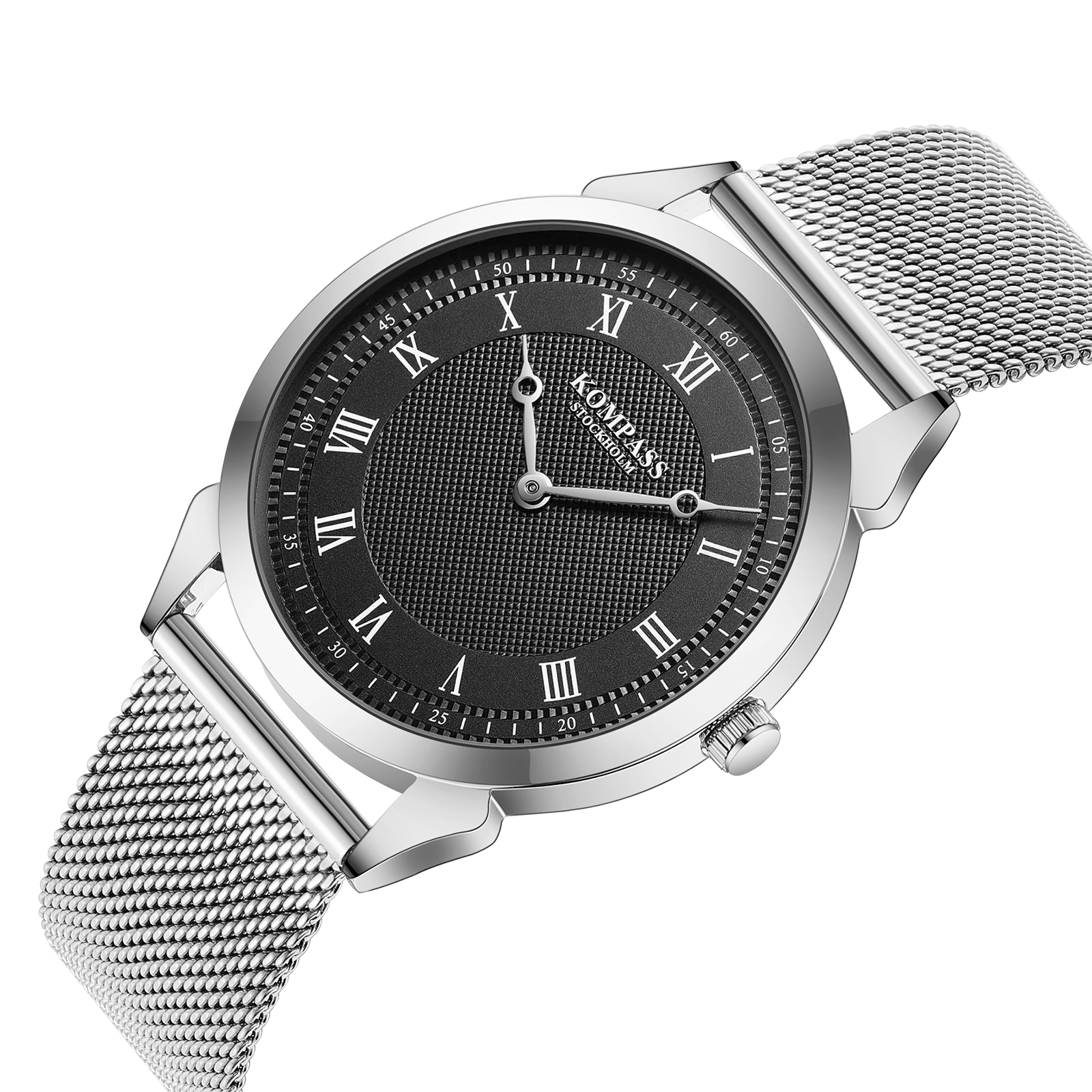 Kompass Élysée Black Silver Mesh - 3