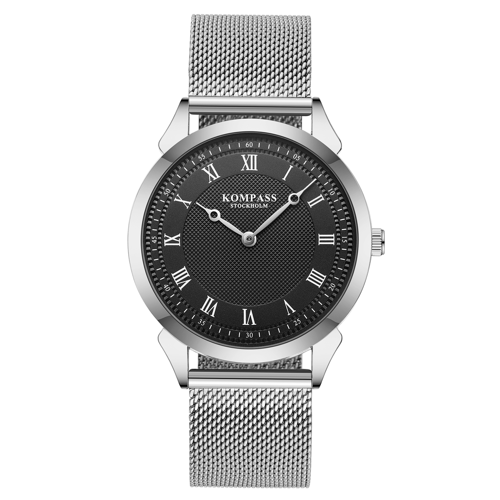 Kompass Élysée Black Silver Mesh