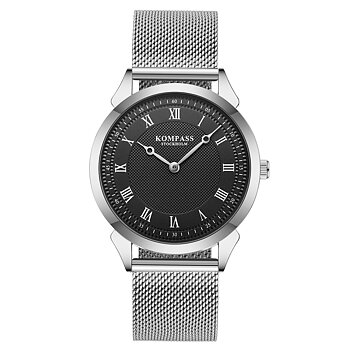 Kompass Élysée Black Silver Mesh