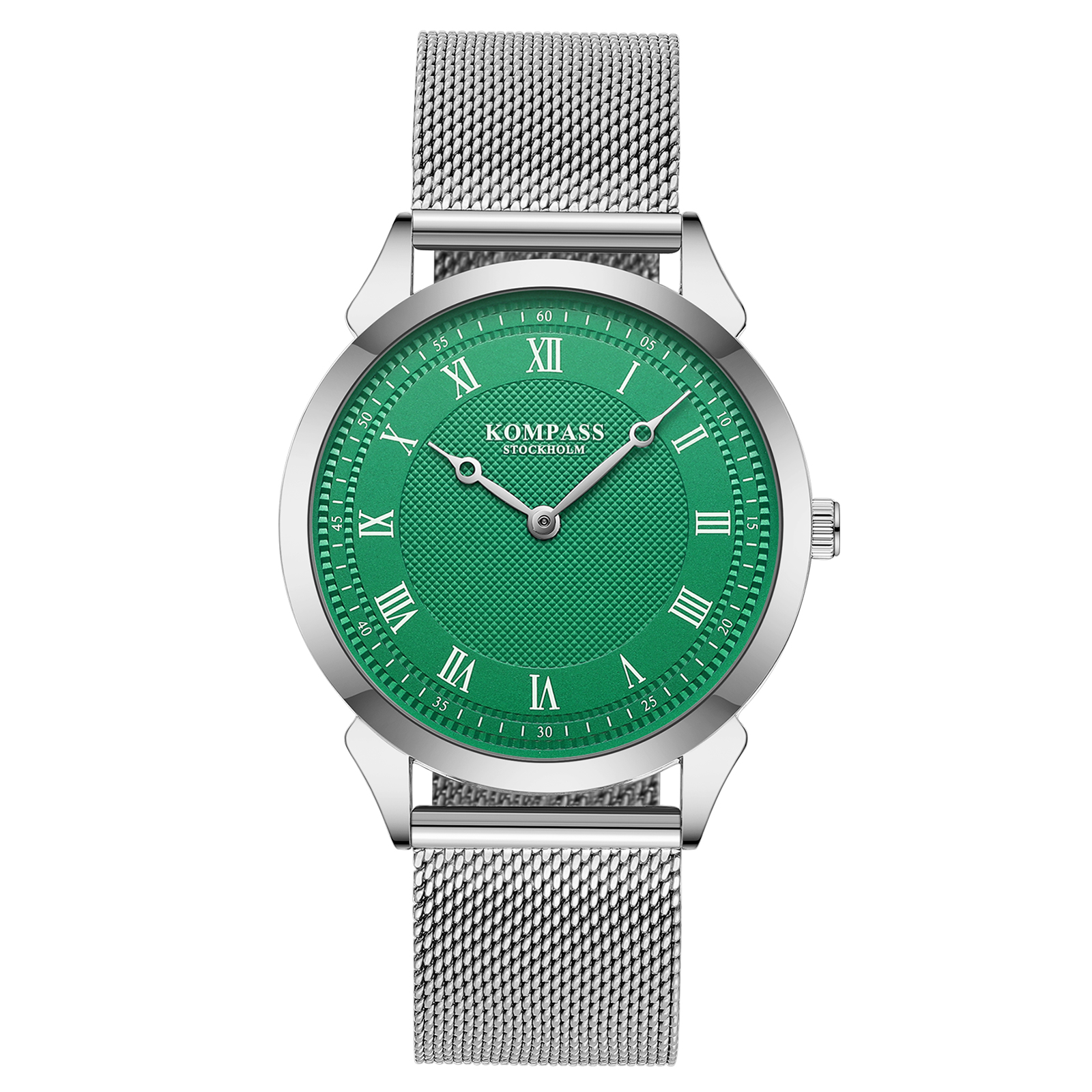 Kompass Élysée Green Silver Mesh