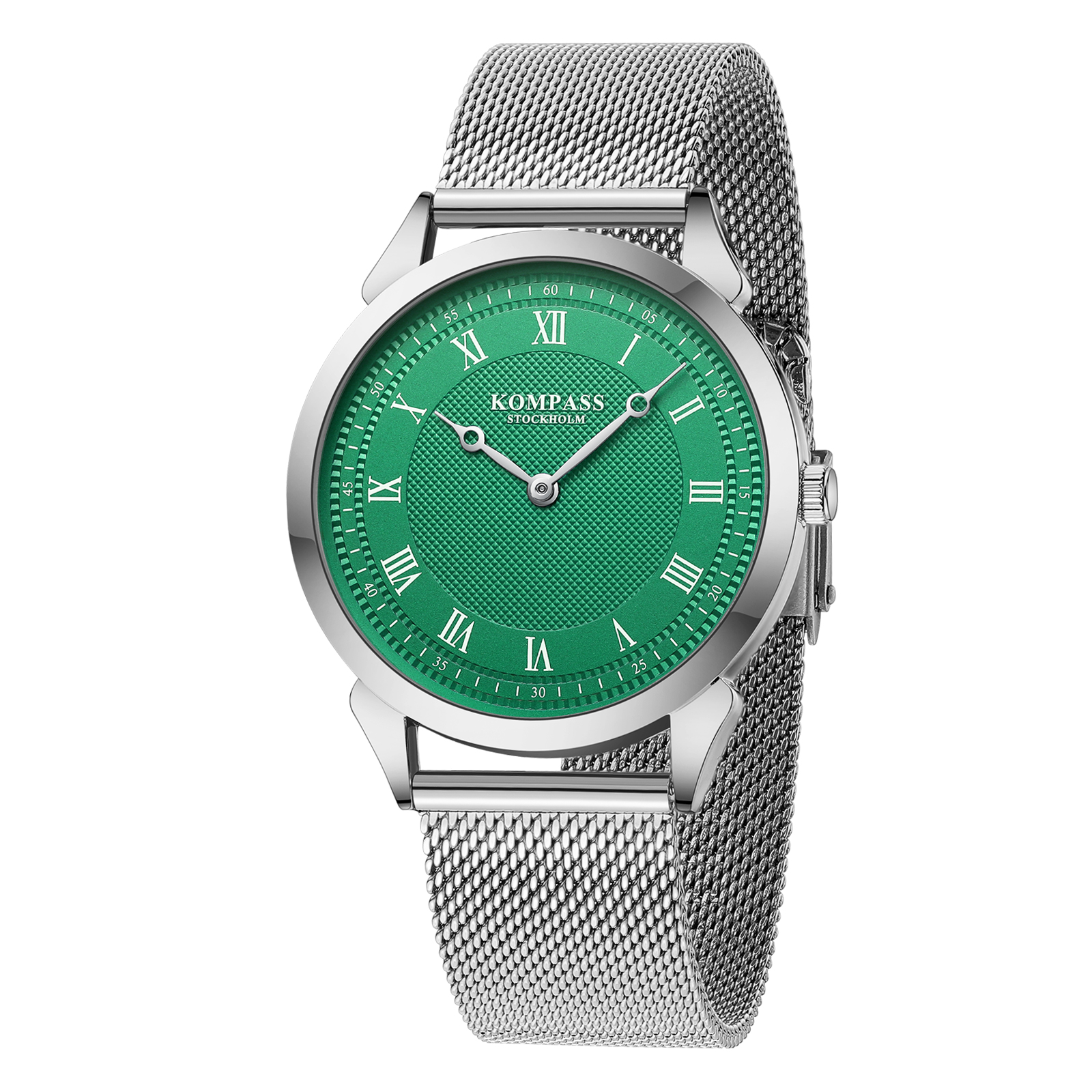 Kompass Élysée Green Silver Mesh - 2