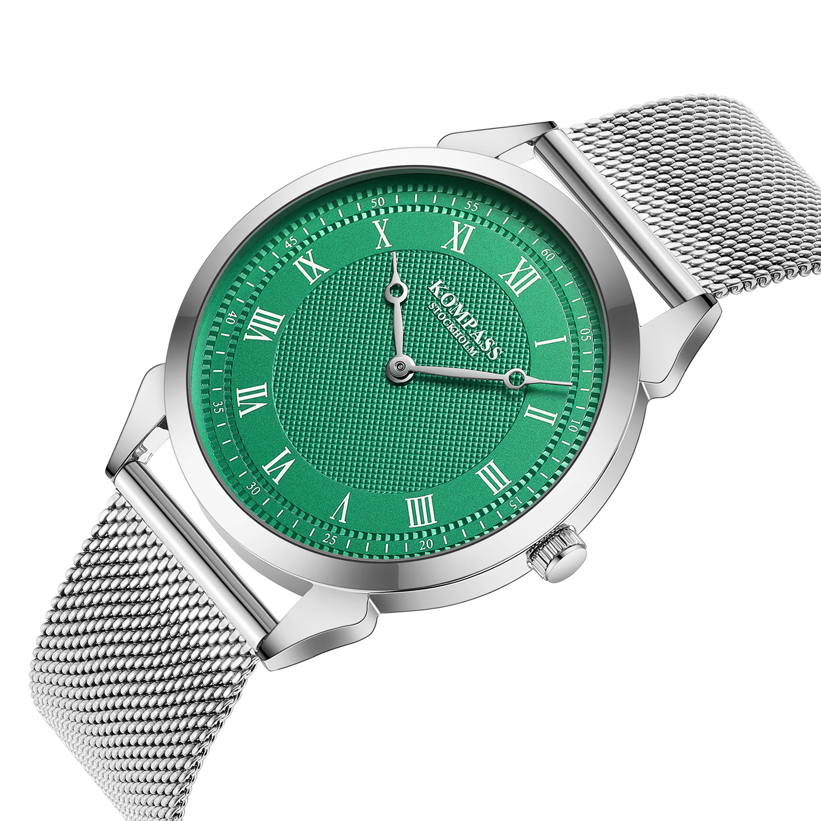 Kompass Élysée Green Silver Mesh - 3