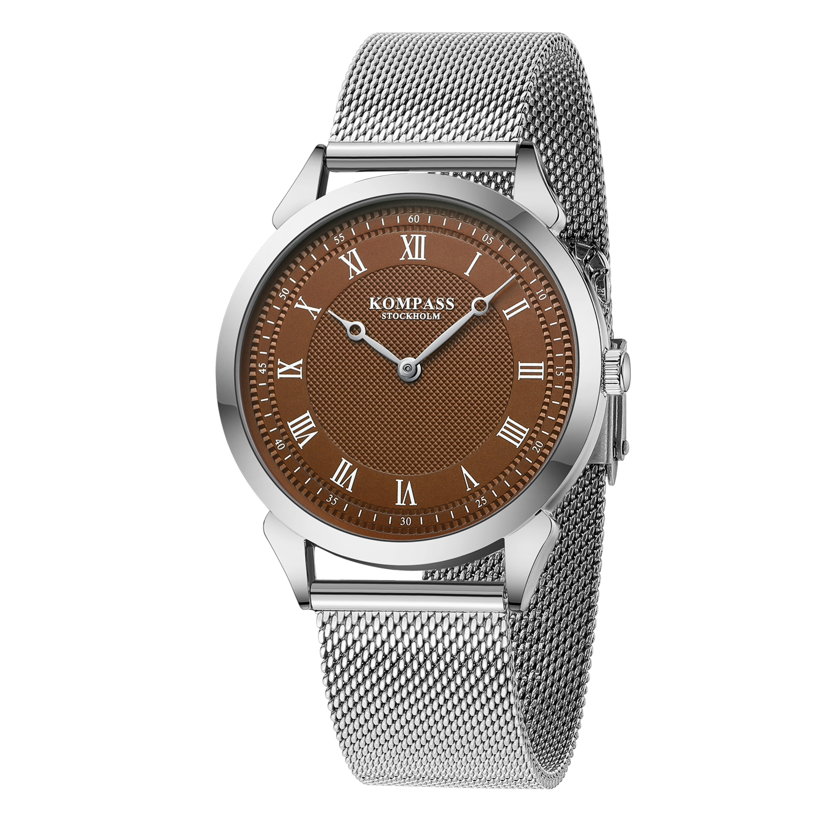 Kompass Élysée Brown Silver Mesh - 2