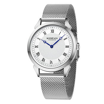 Kompass Élysée Silver Mesh