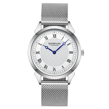 Kompass Élysée Silver Mesh