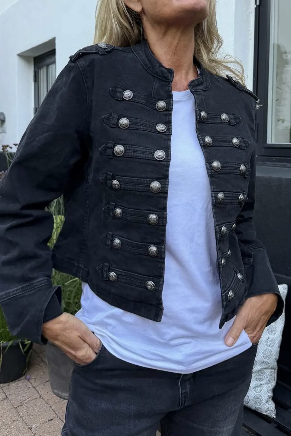 Cabana Living - Admiral Jacket Black Denim - 5