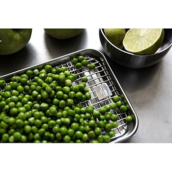 CULIMAT Gastrobleck med galler 18x14x2,5 cm