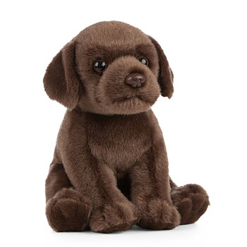Living nature chocolate labrador puppy 18 cm