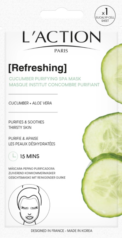 L´Action Paris - Cucumber Purifying Spa Mask - Ansiktsmask