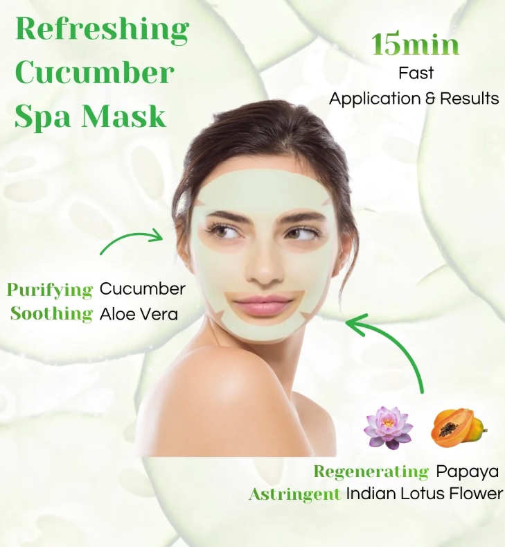L´Action Paris - Cucumber Purifying Spa Mask - Ansiktsmask - 2