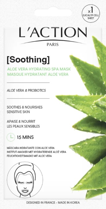 L´Action Paris - Aloe Vera Hydrating Spa Mask - Ansiktsmask