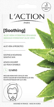L´Action Paris - Aloe Vera Hydrating Spa Mask - Ansiktsmask