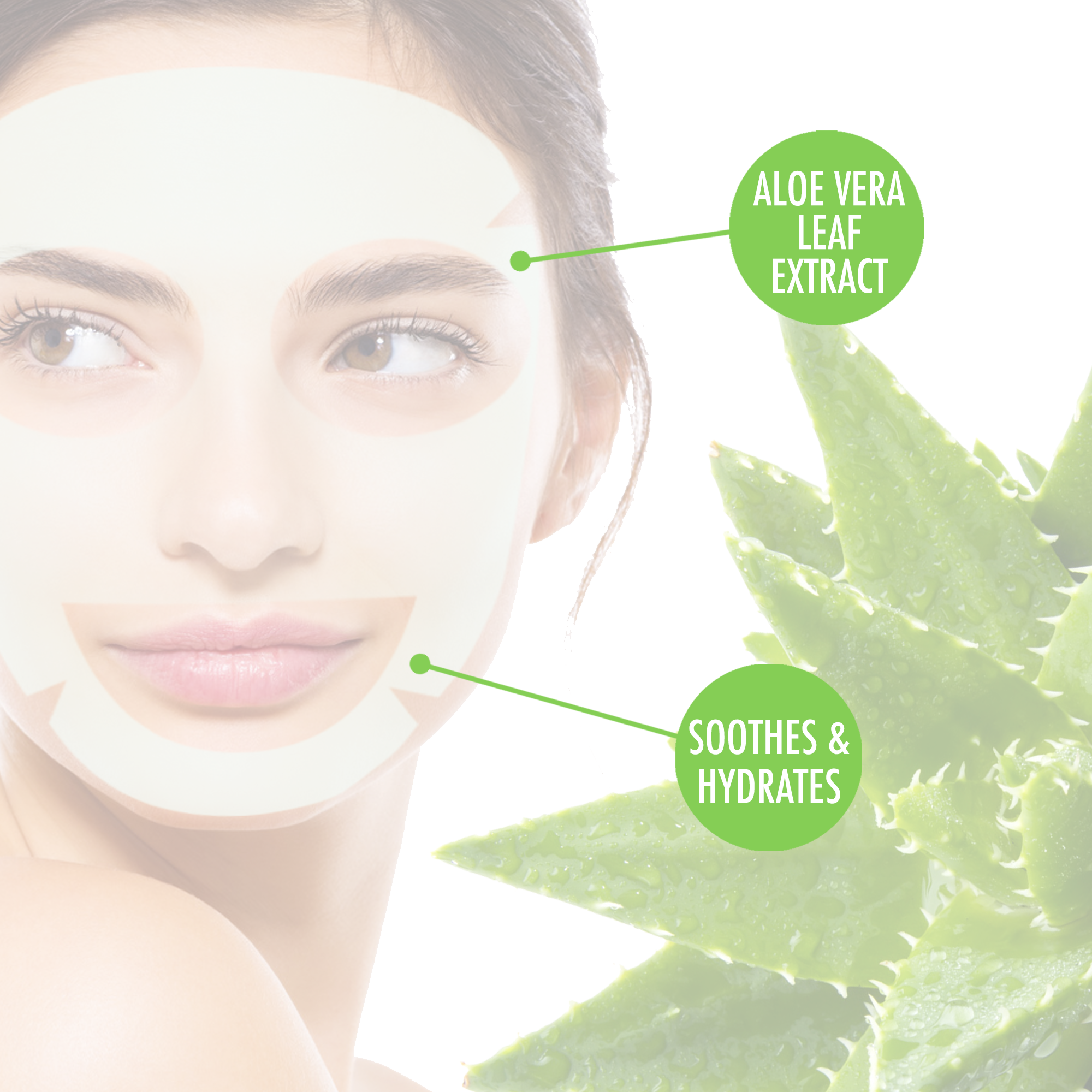L´Action Paris - Aloe Vera Hydrating Spa Mask - Ansiktsmask - 3
