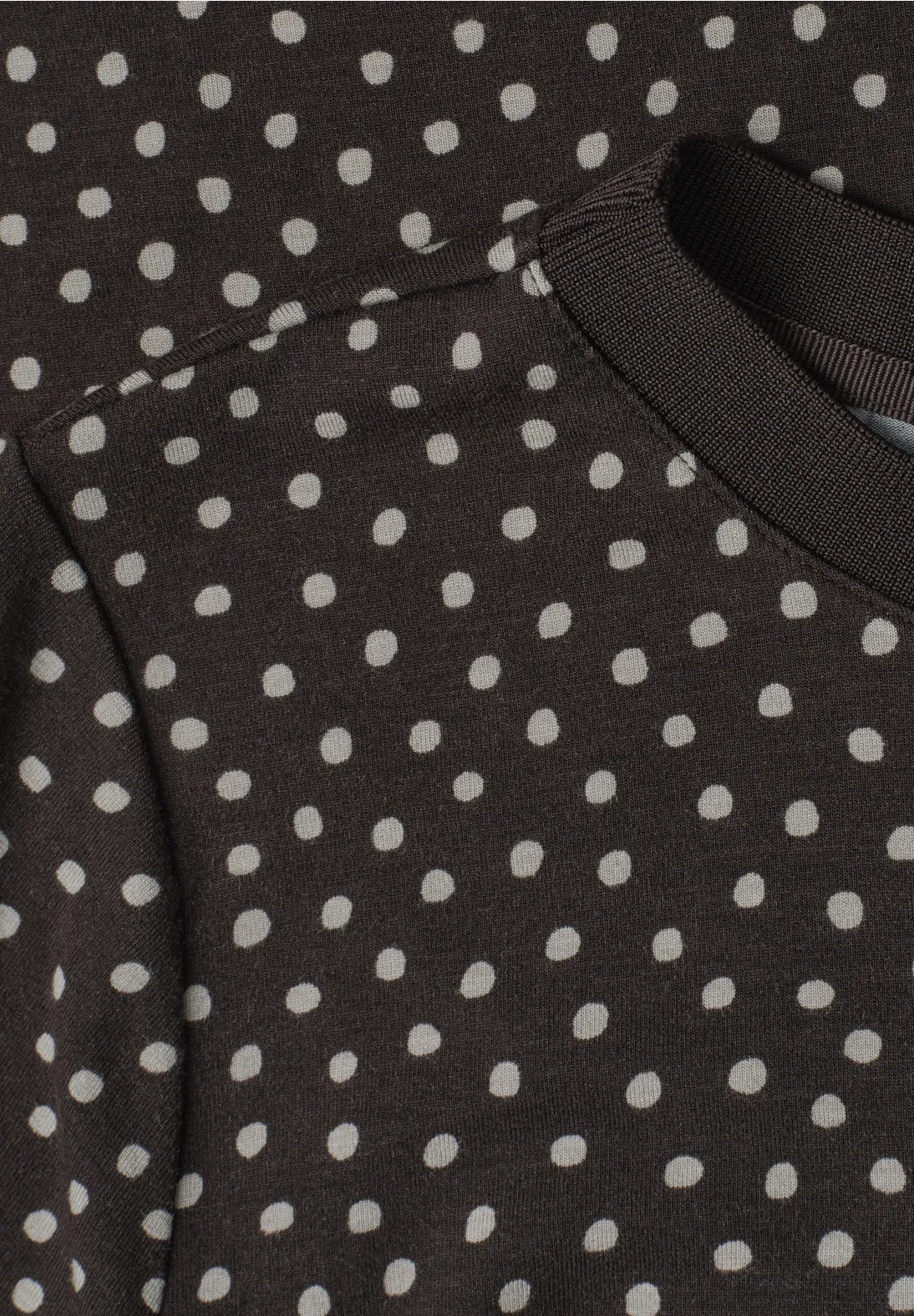 LTD QR Printed Shirt With Rib - Black Coffee - Street One - 5